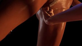 Hot blonde milf with a hairy pussy is fingered (Full game in bio)