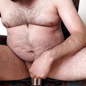 Daddy Bear Bating and Cumming