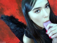 Amateur girlfriend homemade pov blowjob