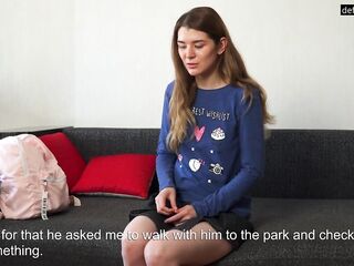 1St time masturbating of Lizalaks on defloration