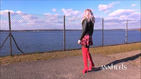 ANIA - PINK BOOTS ON A WALK