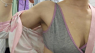 Compilation of muscles flexing, pee and milky tits 4K