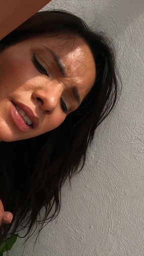 Real Puerto Rican Couple Jennifer and Cody Make Love Publicly in Their Hotel Balcony