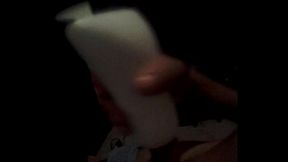 teen using tenga tube