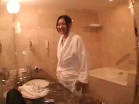 Amazing babe Sasaki Haruka naked in bathroom