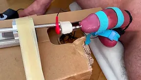 Crushing the Cock: Sadistic CBT with a Machine – GayPornPain 18+