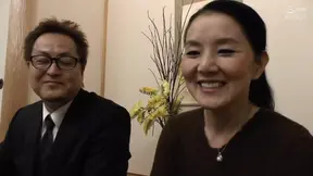 Japanese MILF films herself and her husband having horny doggy sex