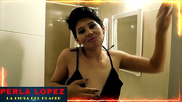 PERLA LOPEZ- ESPOSA NINFOMANA NOS MUESTRA PORQUE SE COJE A 3 O 4 POR DIA MIENTRAS EL MARIDO MIRA