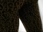 leopard leggings - jessykyna crossdresser
