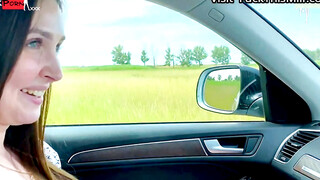 "Step-Mother Teaches Stepson How To Drive And Rides His Dick Instead"