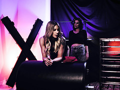 I confront my husbands trans mistress and she offers herself