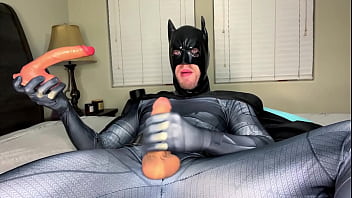 Horny Batman Gets Taken Advantage of and Made to Suck Dick Until He Cums