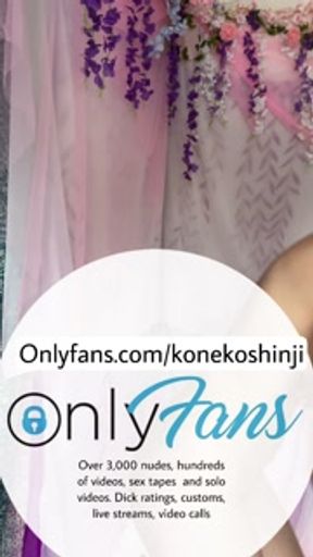Koneko Shinji lingerie try on haul video while chatting to you. (Konekoshinji)