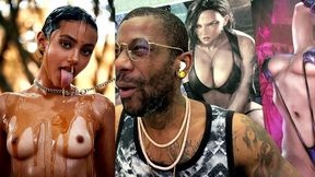 sticky petite teen covered in honey and cock teasing you, ai generated