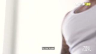 French Amateur Gaby Gives Pornstar Blowjob And Rides Him Like A Pro - AMATEUR EURO