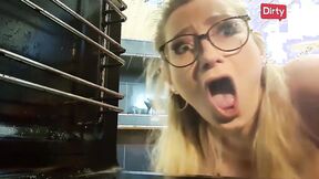 Big Boobed Vika Viktoria Gets Stuck In The Oven & Gets Her Snatch Pounded In Doggystyle - Free Porn Video