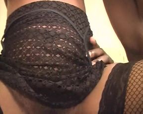 Beautiful French ebony doll wrecked by two BBC