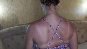 love is putting sunscreen on a sunburned beauty and then fucking her hairy pussy 4k