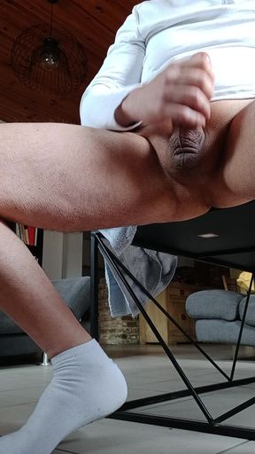Hard and well-oiled cock