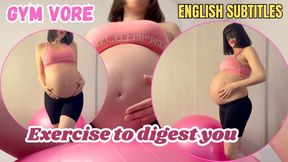 Cleo Domina - Gym Vore - Exercise to digest you - ENG SUB