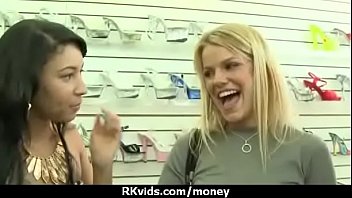 Amateur girl likes to suck cock for cash 5