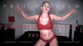 Gang Banged Faggot - Payback