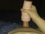Making myself cum multiple times with a toy