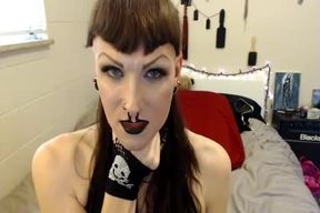 t-woman In Rosy nylons Frolicking