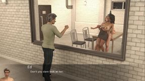 Project hot wife -  Showing pussy to a stranger (28)