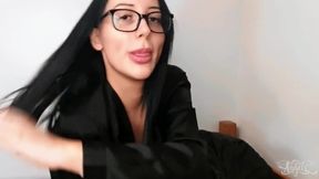 TRANS ANGELS - Ivona Bhabie Wakes Up Horny And Films A Dildo Masturbation Video For Her Man