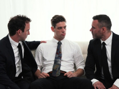 MormonBoyz - Two Hung Religious Men Fuck A Missionary Boy