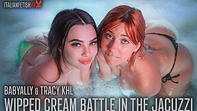 Whipped Cream Battle In The Jacuzzi - Tracy Khl