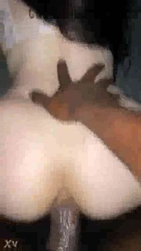 WIFE takes BBC and her husband films it