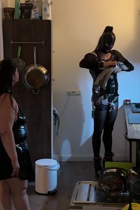 Fetish Lofts Clean up Session with TV Slave Part 3-3