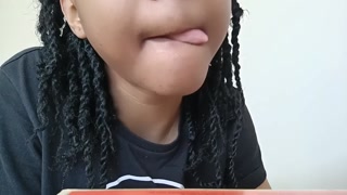 JOI Ebony Cum Deposit Begs You To Stroke His Cock And Nut In Her Mouth | Deep Throat