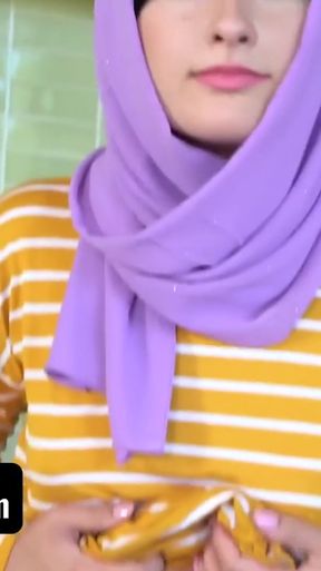 Hijab Hookup - Conservative Middle Eastern Babe Angeline Red Shows Her Wild Side To Her Perv Stepdad   Clip 1