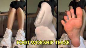 Flirty Shoes to Socks to Bare Feet | Foot Worship Tease by Ivy's Feet