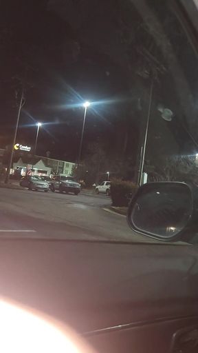 Using Pink Panties to Jerk off in My Car.