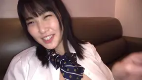 Cute Lady In Uniform Negotiates While Showing Off Her Stunning Curves And Big Butt