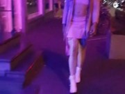 Slut to the club in Amsterdam