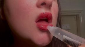 My Bruised Lips! Spit Play ASMR