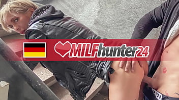 Today, the MILF Hunter fucks skinny MILF Vicky Hundt in an abandoned building &amp_ shoots his cum on her face (FULL SCENE)! I banged this MILF from milfhunter24.com!