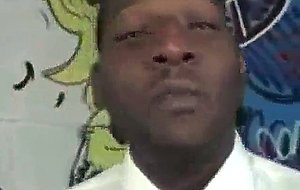 Black bukkake swallowing