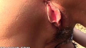 Explicit Japanese Megumi Haruka Oral&#x1F61C; Under Sun Beach, Nude Display For Pleasure