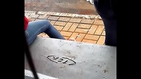 Rabuda no Ponto de onibus