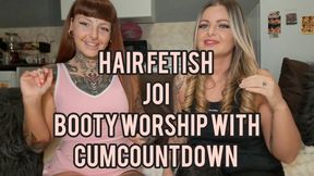 HAIR FETISH JOI ASS WORSHIP CUMCOUNTDOWN