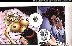 Huge breast anime bdsm comic
