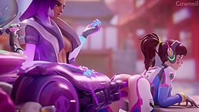 Sex Machines Bring Girl D To Orgasm.va From Overwatch