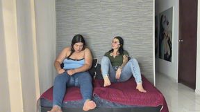 Humping loud moans lesbians