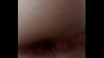 Pov Slutty hot wife BBC anal cream pie gaping holes